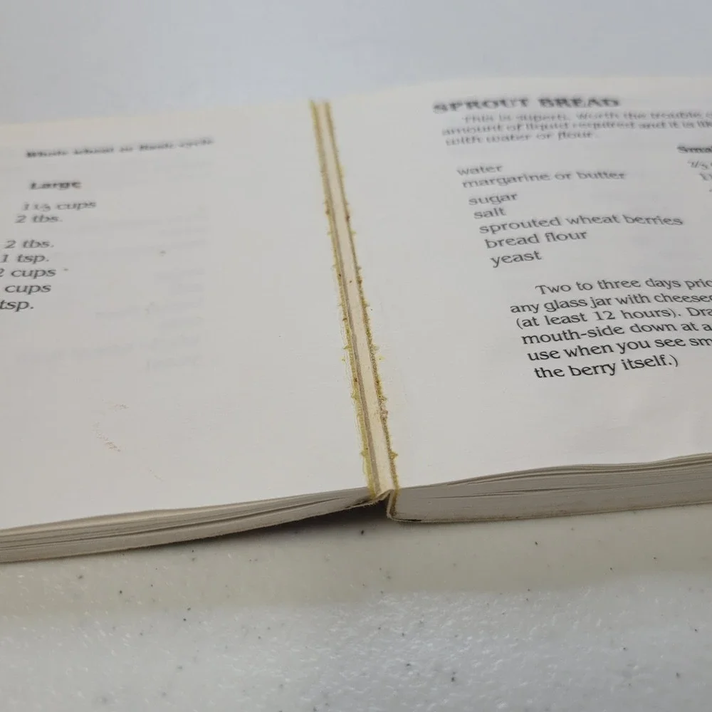 The Bread Machine Cookbook Sourdough German‎ Vintage Recipes 1991